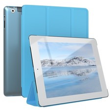 Per Apple iPad 2/3/4 Custodia Smartcase Cover Regolabile Azzurro