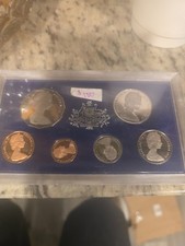 ROYAL AUSTRALIAN MINT CASED 6 COIN PROOF SET FROM 1973 Superb