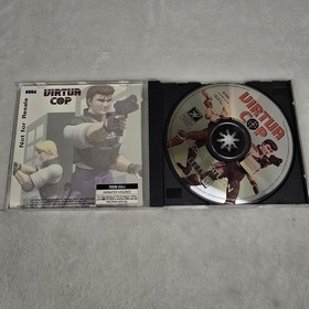 Sega Saturn Stunner Light Guns (MK-80113) + Virtua Cop 1, 2 Bundle Lot CRT REQ'd