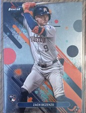 Topps Finest 2025 Zach Dezenzo #62 Rookie Houston Astros Baseball Card