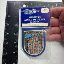 Vintage Original Package FLORENCE Italy Patch (Basilica of the Holy Cross ?)S09O