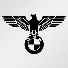 German Imperial Eagle Reichsadler Bmw Car Window Bumper Vinyl Decal Sticker
