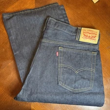 Levis 517 Jeans Mens 42x34 Blue Regular Bootcut High Rise Dark Wash Excellent