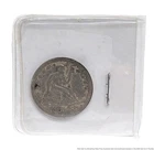 1854 P Philadelphia Seated Liberty Quarter Dollar 25c United States