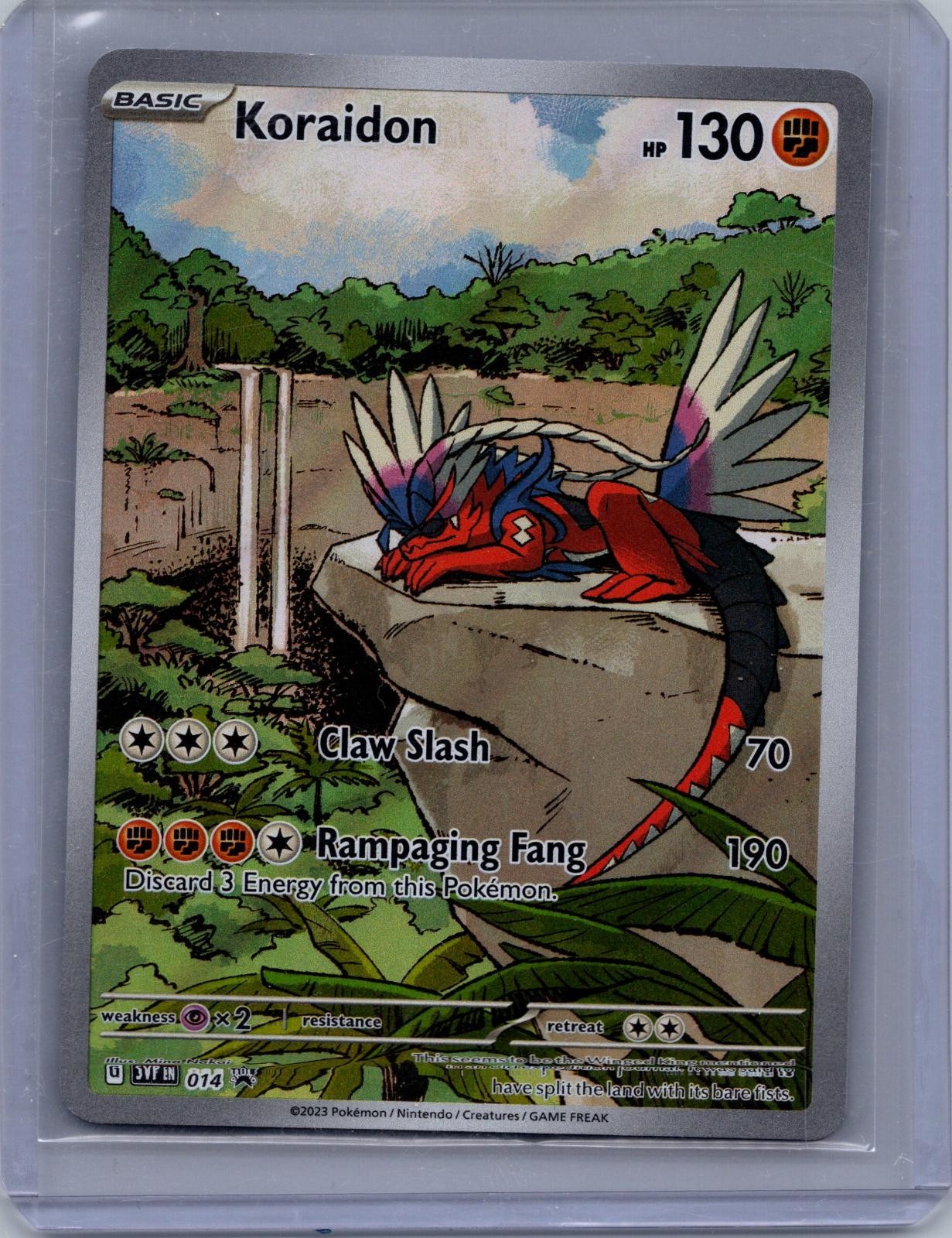 Koraidon 014 Holo Promo Scarlet & Violet Promo Pokemon Near Mint
