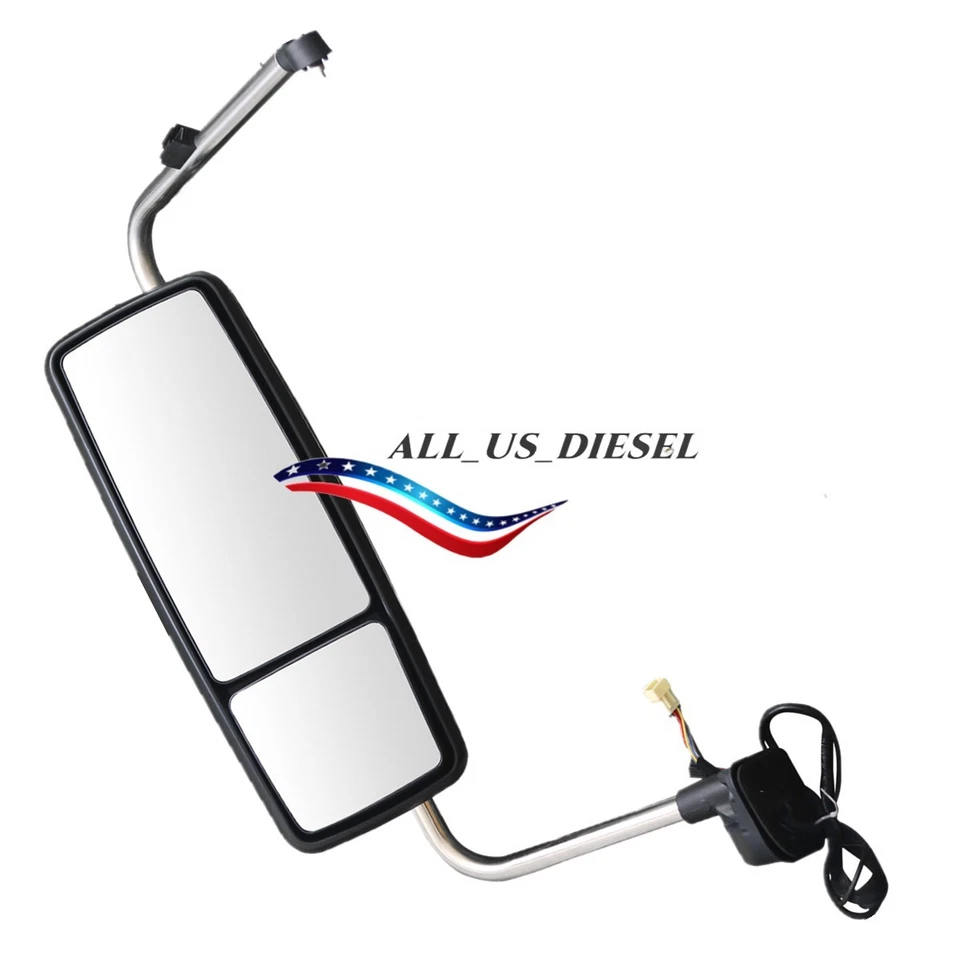 Espejo de puerta cromado térmico para International Harvester Prostar 2013-2017 diestro y derecho Foto 3 de 4