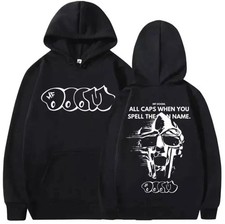 New Hot MF Doom Hip Hop 2 Sides S to 5XL Black Hoodie BB709