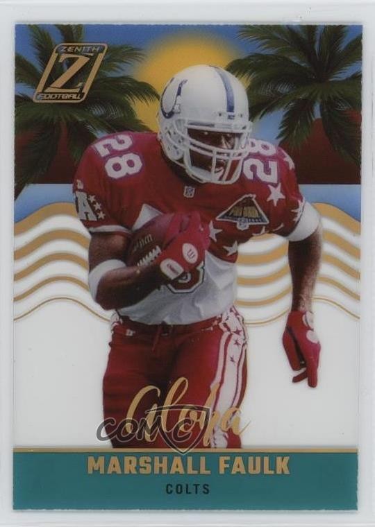 2022 Panini Zenith Aloha Marshall Faulk #AL-25 HOF 0n64