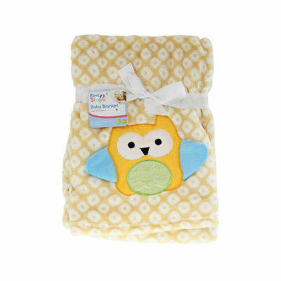 yellow crib blanket