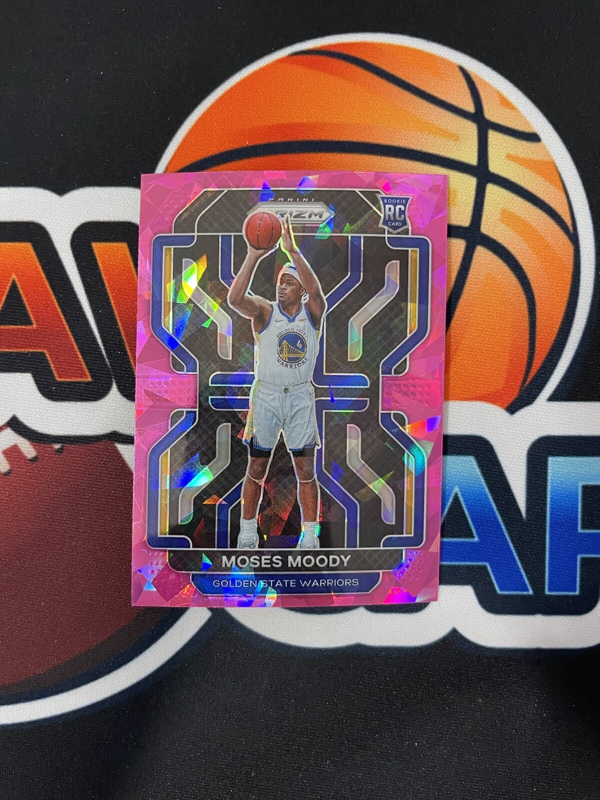 2021-22 Prizm Moses Moody Pink Ice Prizm Rookie RC #308 Warriors