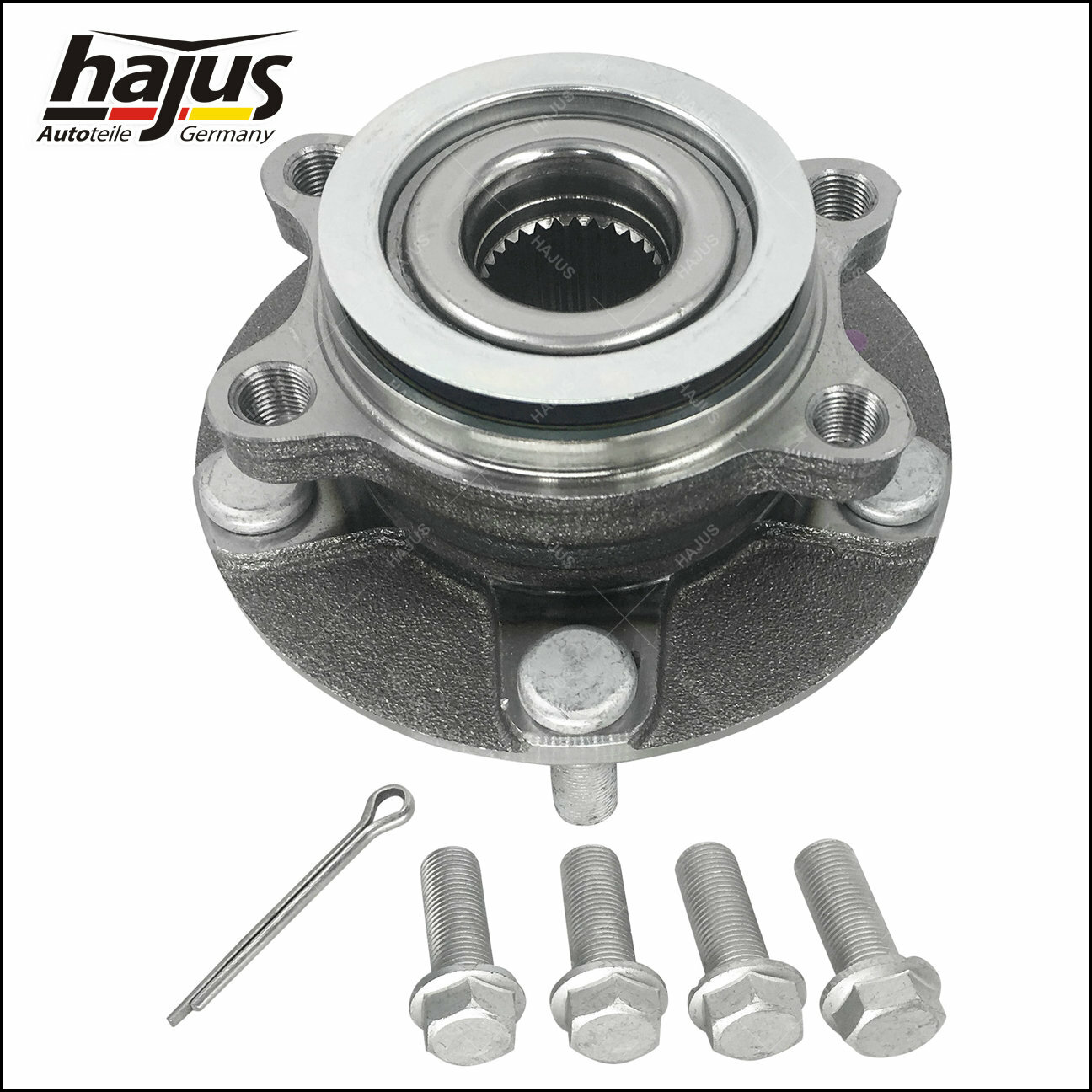 Hajus Radlagersatz 2x Vorne - Kompatibel Mit Ford Fiesta V, Focus, Fusion & Mazda 2