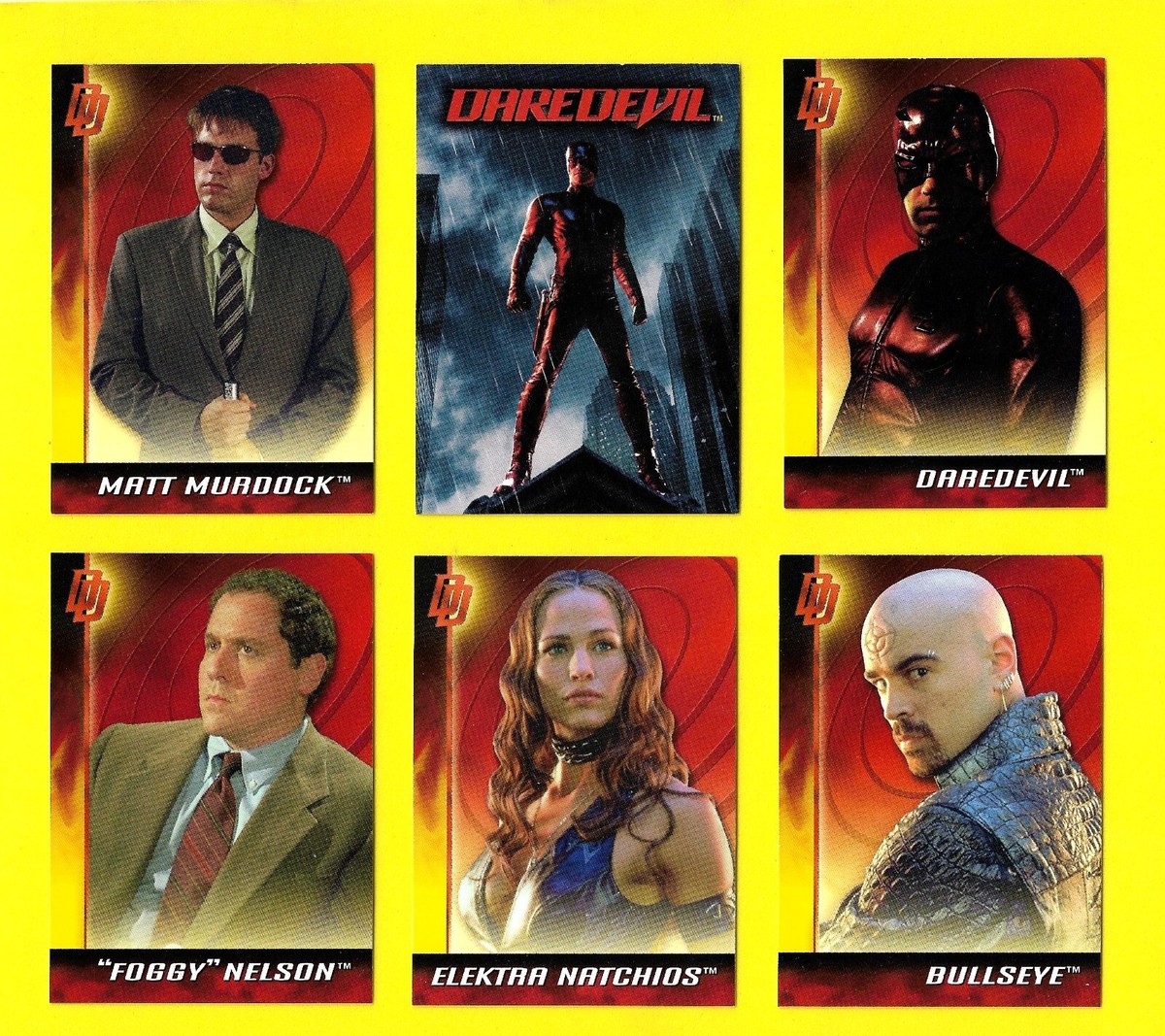 2003 Topps Daredevil Movie Base Cards 1-72 You Pick Your Cards 