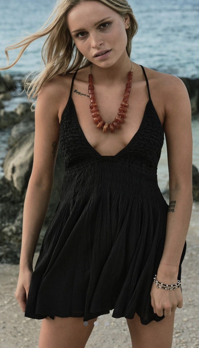 black free people dress Mini Dresses | Little Black Dresses Perfect for sunny days or casual nights out NEW Free People Beach Black