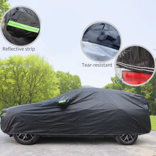 Waterproof 6 Layer Car Cover Heavy Duty Cotton Lined UV Protection - S M XL XXL - Picture 5 of 8