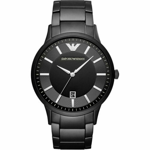 Emporio Armani Meccanico Rose Tone Skeleton Back Unisex Auto 39mm 