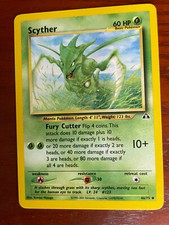 Pokemon Scyther 46/75 SINGLE USED EXC COND SEE PHOTOS