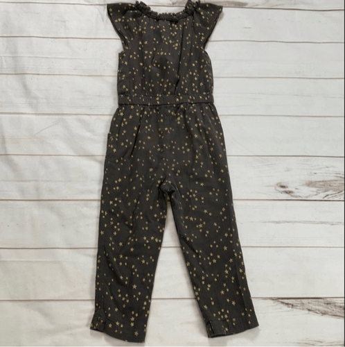CrewCuts Girls Gold Star Printed Jumpsuit Size 4 - Picture 3 of 8