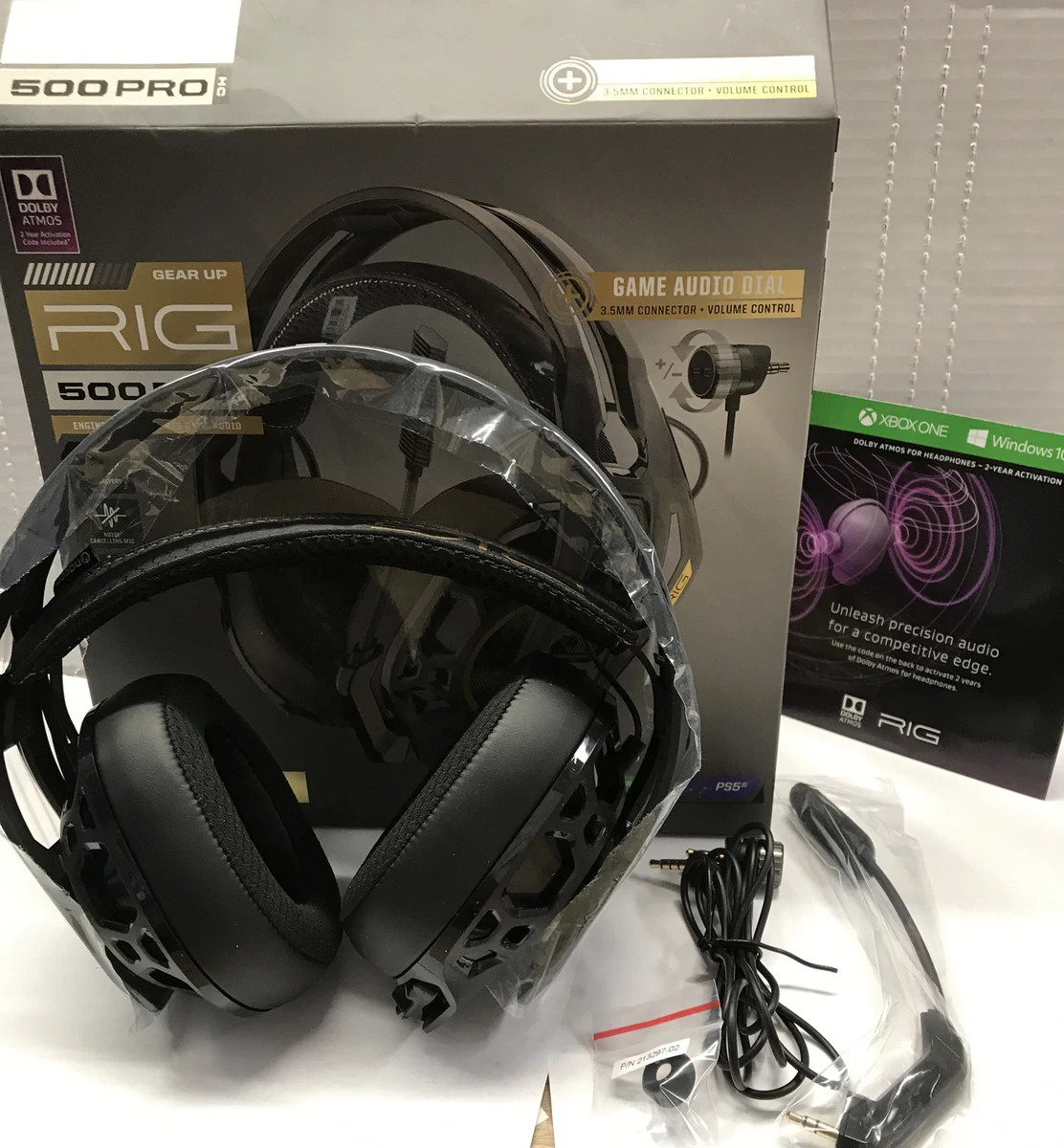 PLANTRONICS RIG 500 PRO HC HIGH RESOLUTION SURROUND GAMING