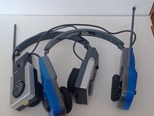 Vtg Lifelong 222 International HP-1000 Foldable Headphones AM/FM Radio For Parts