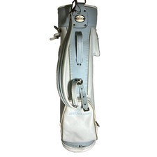 Vintage Dunlop White And Blue Golf Cart Bag