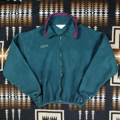 columbia fleece button up
