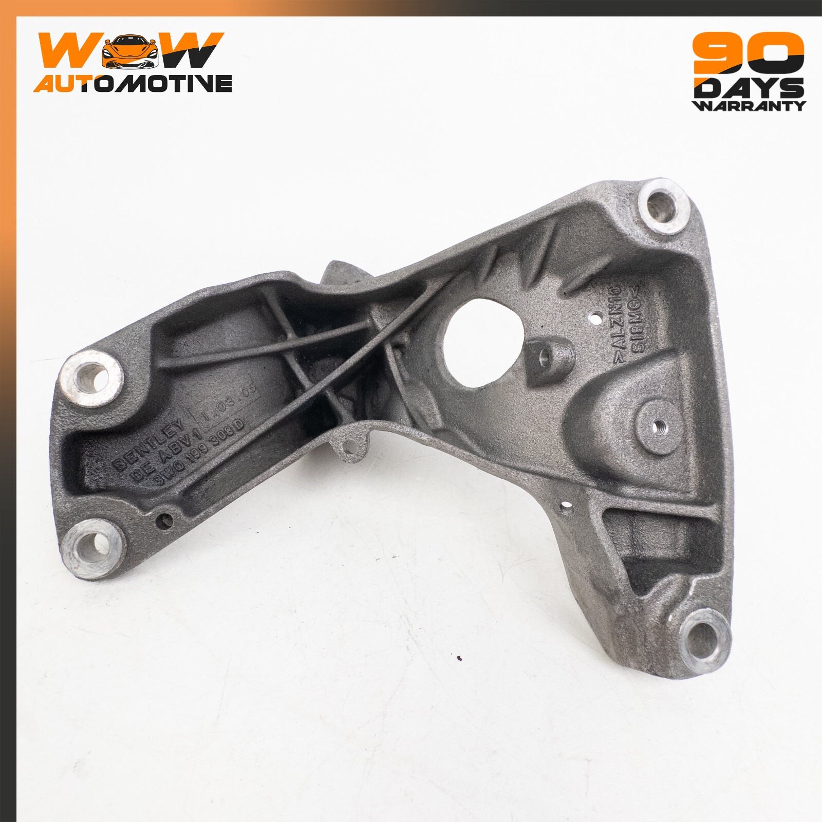 04-19 BENTLEY CONTINENTAL GT FLYING SPUR RIGHT ENGINE MOTOR BRACKET MOUNT OEM