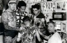 Vintage Tattoo Image 14 x 11" Photo Print