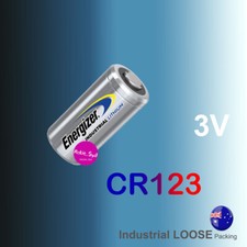 4x Energizer CR123 CR123A Lithium 3V Battery Camera Photo Flashlight Batteries