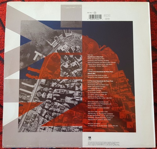 STING *Englishman in NY: The Ben Liebrand Mix* RARE Spain 12" Single 1990 POLICE - Picture 2 of 4