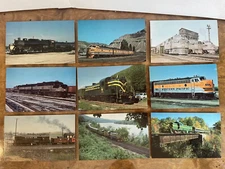 Vintage RAILROAD Train Engine Postcards by Audio Visual Designs NY PA Central