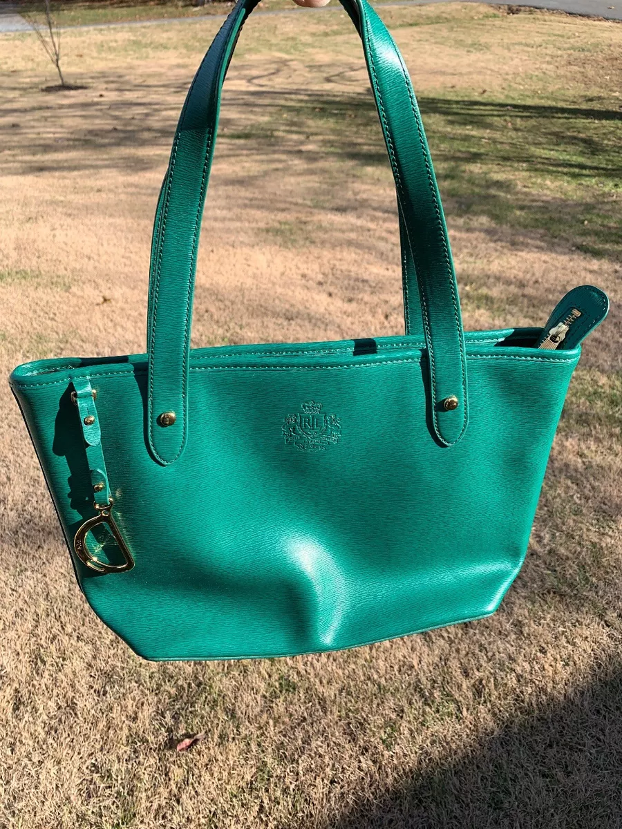Ralph lauren green handbag hotsell