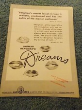 DREAMS(1955)DIR: INGMAR BERGMAN ORIGINAL PRESSBOOK