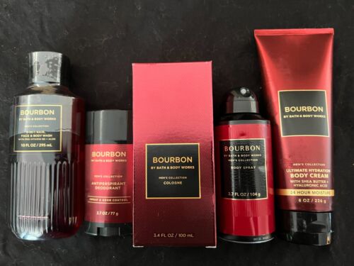 New Bath & Body Signature Collection Bourbon for Men - Afbeelding 1 van 8