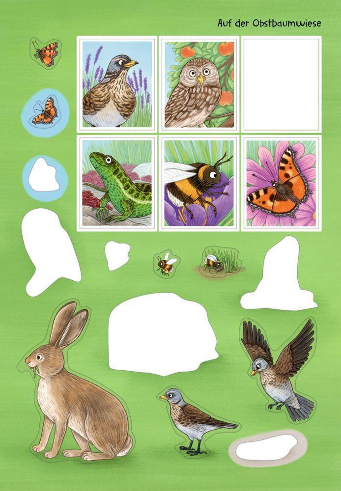 Thumbnail - Natur-stickrwelt: Tiere In Wald Und Wiese | Mit 44 Steckbriefen Und