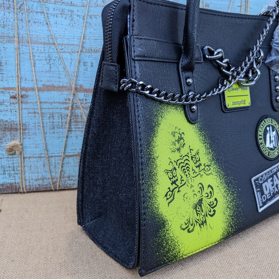 Bolso de Mano Haunted Mansion 2021 Disney Loungefly Madame Leota Hatbox Ghost Nuevo con Etiquetas GITD Foto 4 de 4