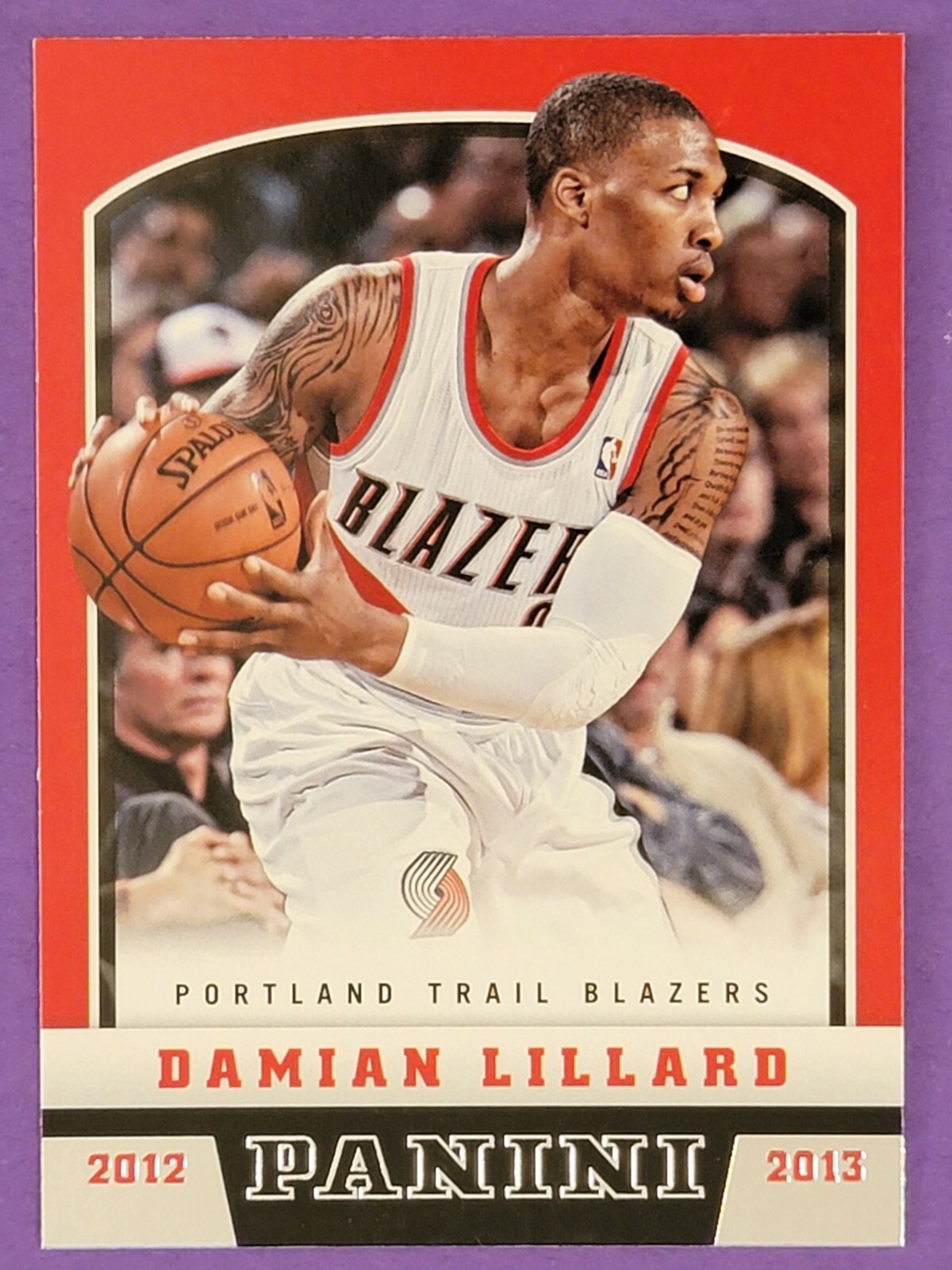 Damian Lillard 2012-13 Panini #262 Portland Trail Blazers Rookie Card