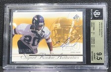 2002 UD SP AUTHENTIC ED REED, #195, ROOKIE, AUTO, SERIAL #597/1150, BGS GEM MINT