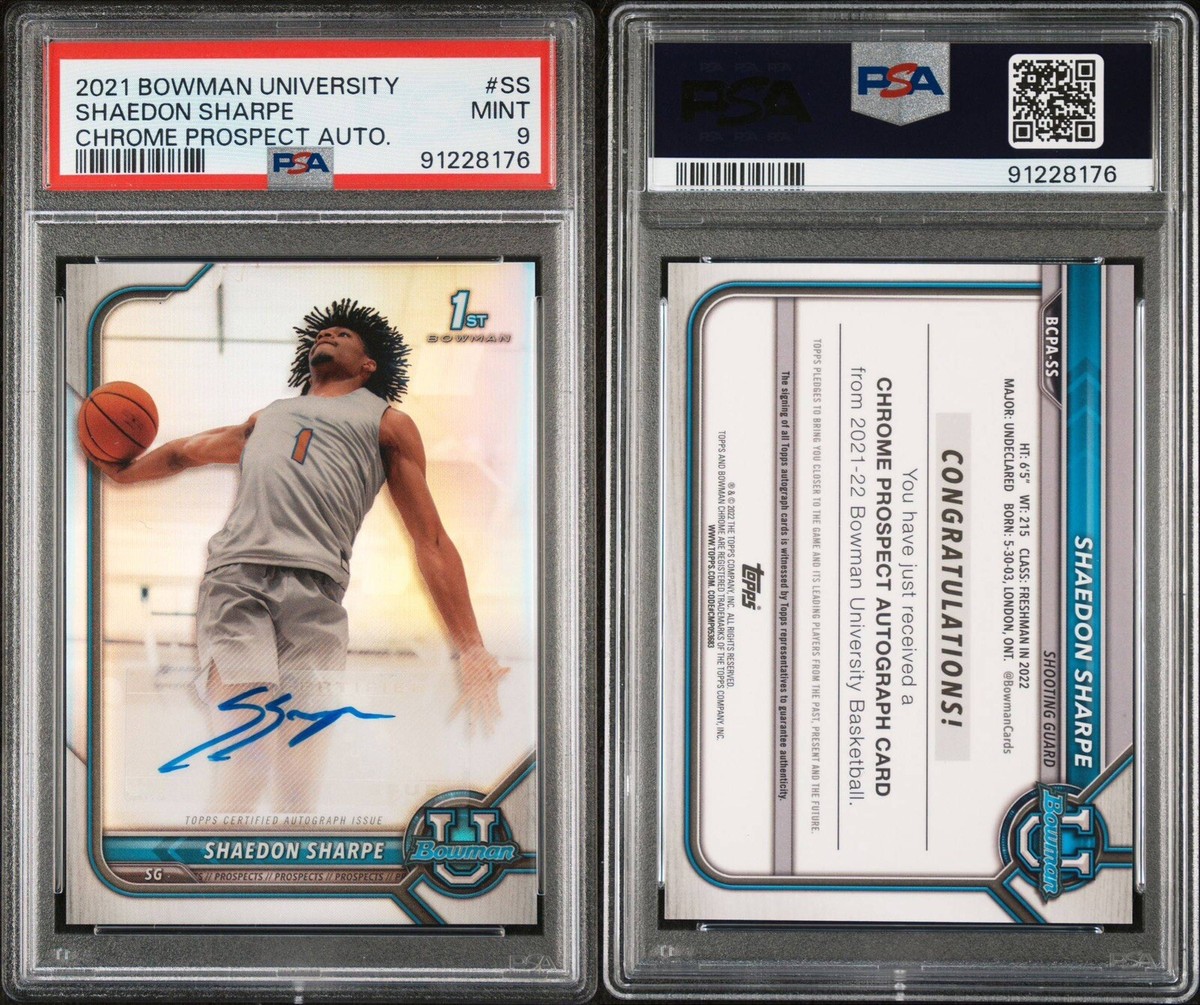 その他 shaedon sharpe auto OPTIC GOLD PSA10 shaedon sharpe auto OPTIC GOLD PSA10（2022-23 Contenders