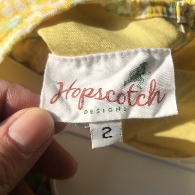 Robe Enfant Hopscotch Designs Taille 4 - Imprimé Oiseaux Bleu/jaune/aqua/orange - Occasion Très Bon état