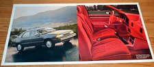 1987 FORD TEMPO INTERIOR ORIGINAL DEALER ADVERTISEMENT PRINT AD-87 RED 5 SPEED