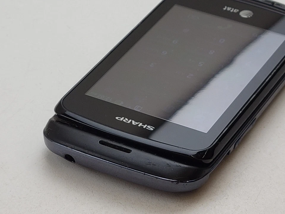 Sharp FX Plus (ADS1) 120MB - Black (AT&T) QWERTY Slider - *PLEASE READ* - J7632 - Image 4 of 4