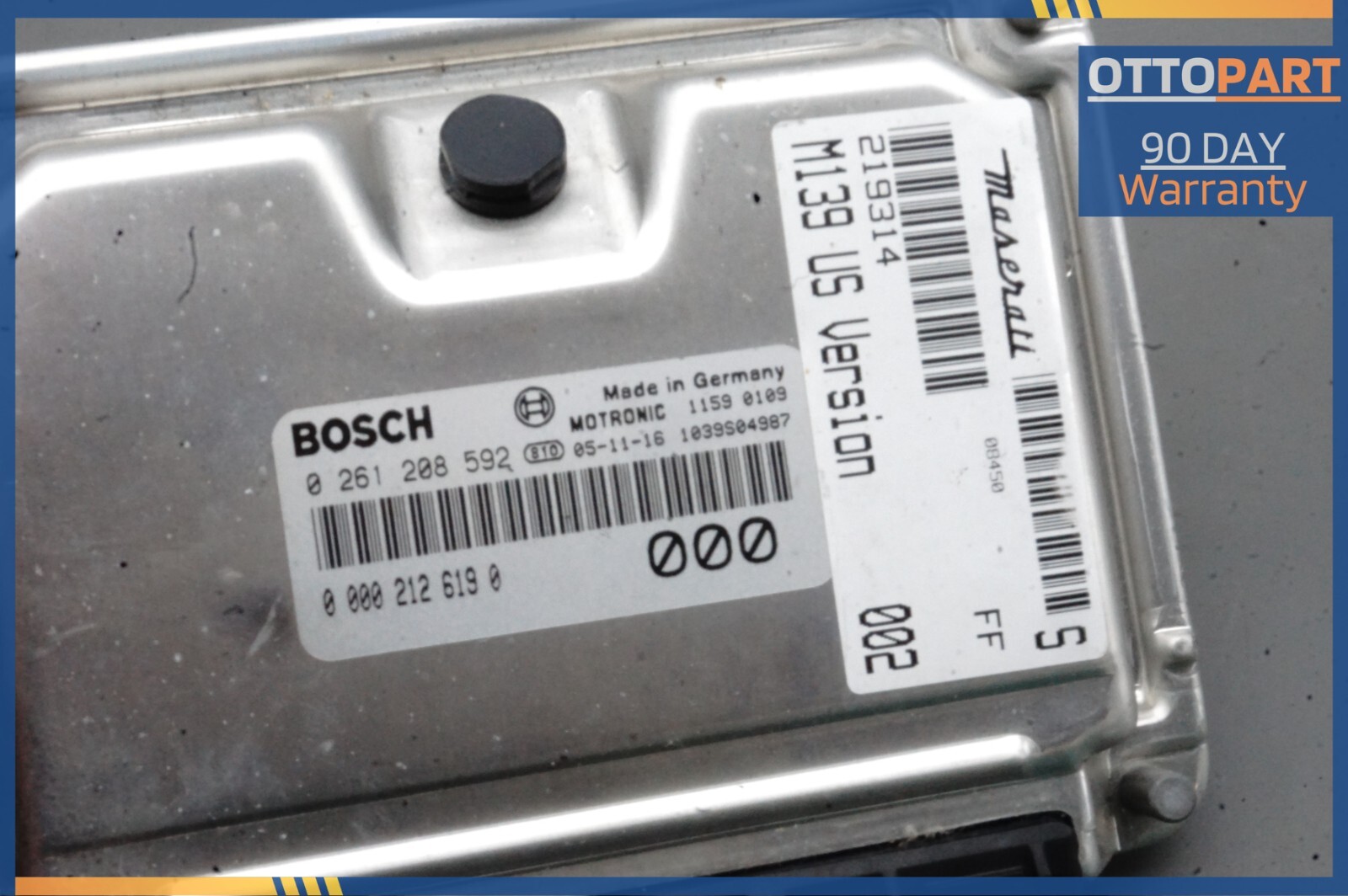 2005-2007 Maserati M139 Quattroporte Engine Control Module ECU OEM 00002126190