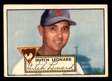 1952 Topps Baseball #110 Dutch Leonard VG *j1