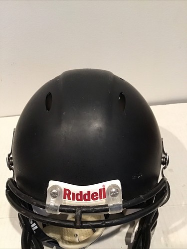 Riddell Revolution football helmet Matte Black Medium Size w/Face Mask - Picture 9 of 15
