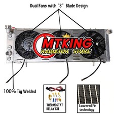 Aluminum Radiator Shroud Fan Fit 1984-2001 Jeep Cherokee XJ Comanche 2.5L 4.0L