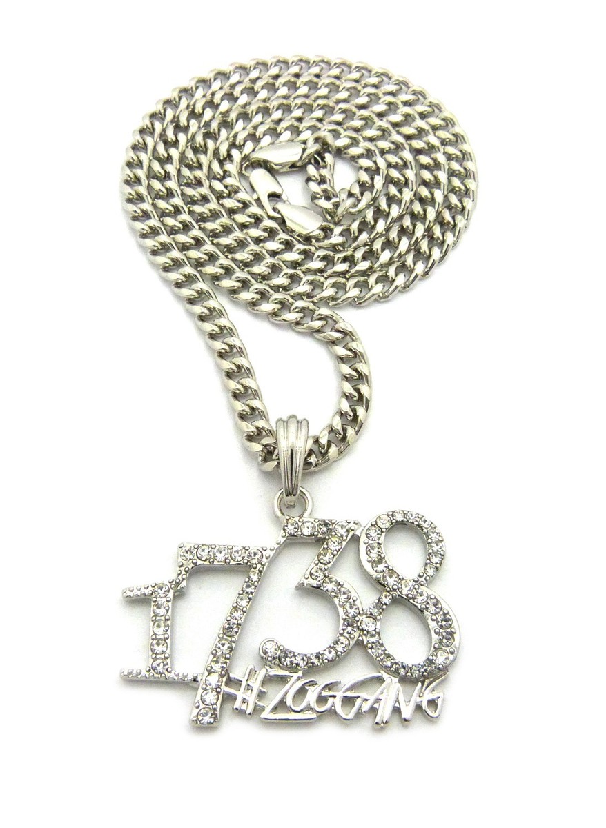 期間限定値下対応中　WEIRDO SIG CHAIN NECKLACE/ Hip Hop Rapper's 1738 ZooGang Pendant 24