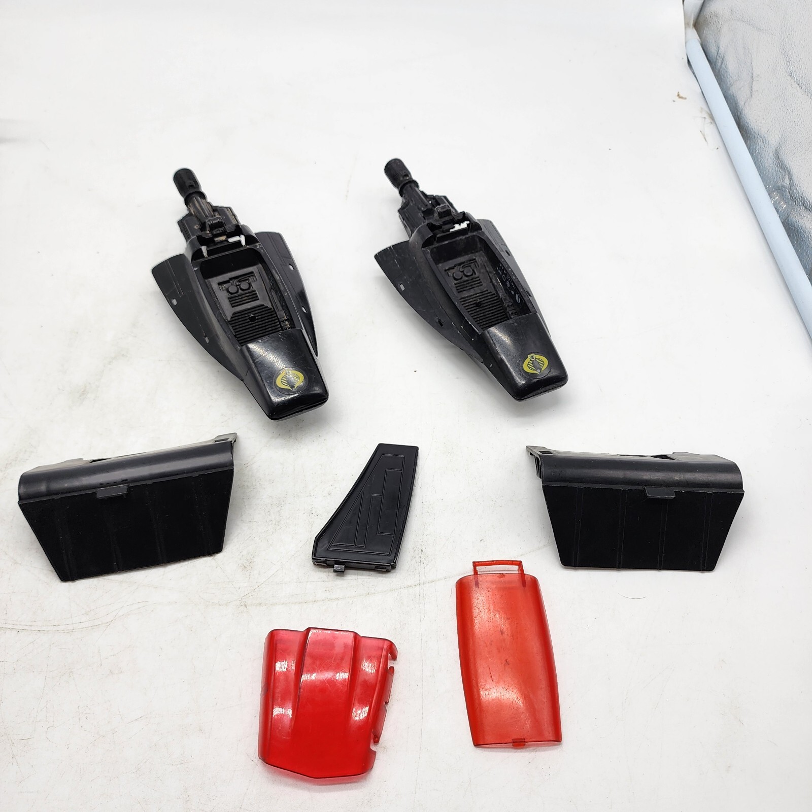 Lot of 7 GI Joe Cobra Mamba 1987 Parts with Cockpit Pods Free Shipping