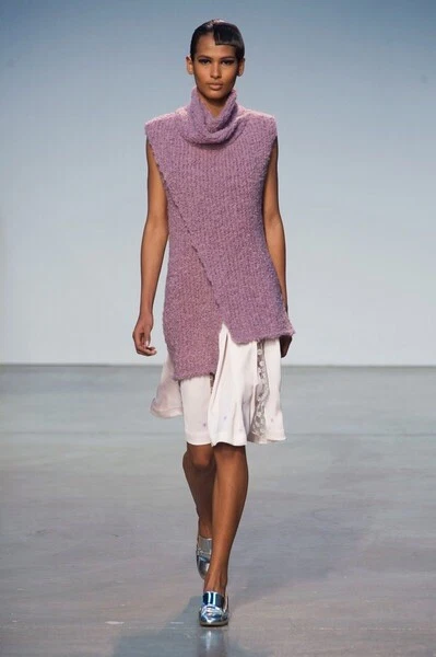 Thakoon розовый одуванчик платье кружева вставить Midi плиссированные взлетно-посадочной полосы 2013 фея эфирный - Изображение 2 из 4