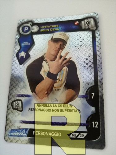John Cena MB 036 ® Carta Rara Holo Foil ® WWE Smackdown 2004 ® Italiano ® EX - Picture 2 of 3