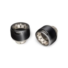 Akrapovic TP-T/S/28 for 2020+ Porsche Cayman GT4 (718) Tail Pipe Set (Black Coat